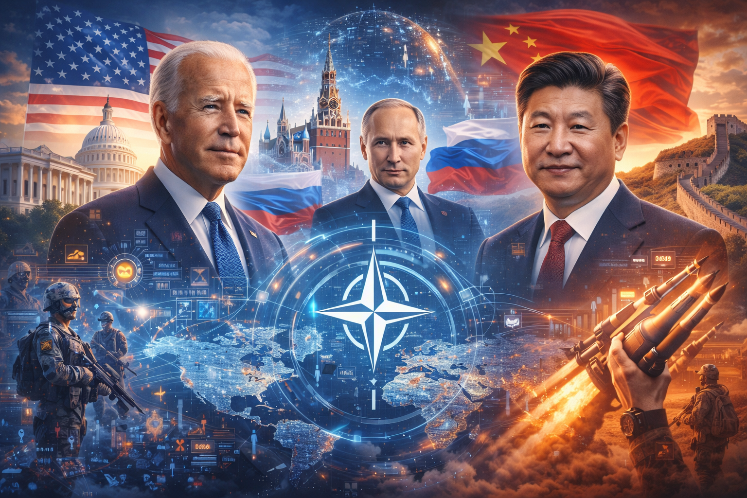 Global geopolitics showing shifting power dynamics and international relations